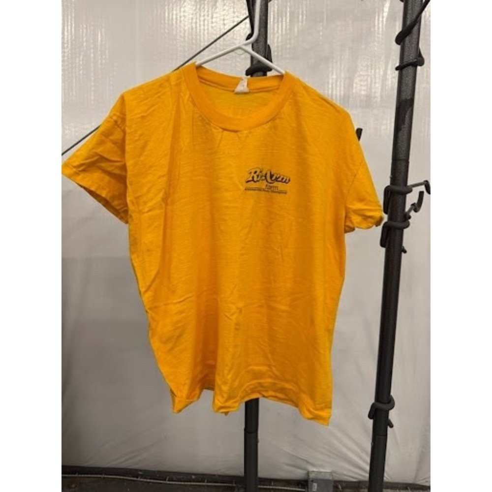 Vintage Ri-Amm Farm Welsh Pony Champion T-Shirt Yellow Single Stitch XL